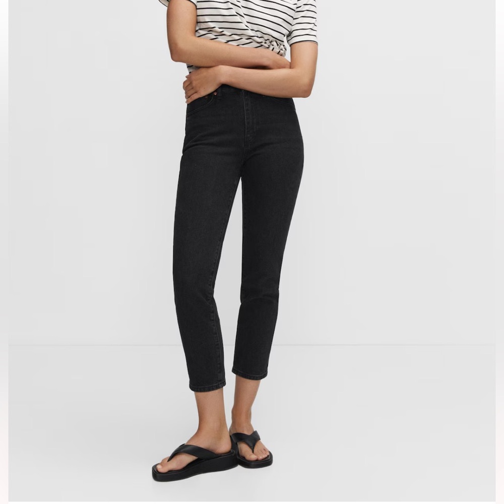 Mango Claudia slim cropped jeans size 4